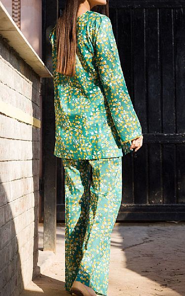 Motifz Pine Green Lawn Suit (2 pcs) | Pakistani Lawn Suits- Image 2