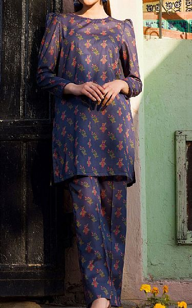 Motifz Ebony Clay Lawn Suit (2 pcs) | Pakistani Lawn Suits- Image 1