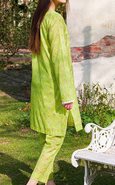 Motifz Apple Green Lawn Suit (2 pcs) | Pakistani Lawn Suits- Image 2