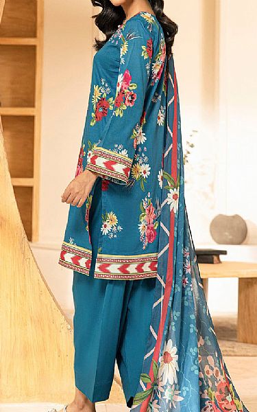 Motifz Blue Lawn Suit | Pakistani Lawn Dress in USA- Image 2