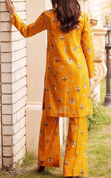 Motifz Mustard Khaddar Suit (2 pcs) | Pakistani Winter Dresses- Image 2