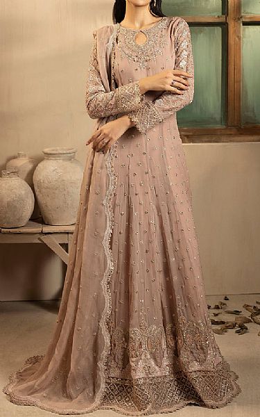 Motifz Oriental Pink Chiffon Suit | Pakistani Embroidered Chiffon Dresses USA- Image 1