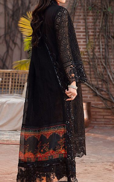 Motifz Black Lawn Suit | Pakistani Lawn Suits- Image 2
