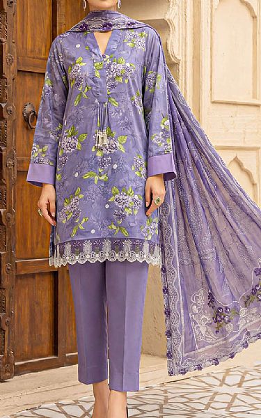 Motifz Purple Lawn Suit | Pakistani Lawn Dress in USA- Image 1