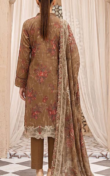 Motifz Brown Lawn Suit | Pakistani Lawn Dress in USA- Image 2