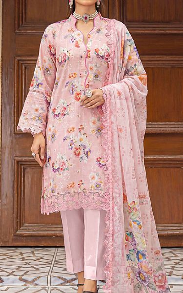 Motifz Pink Lawn Suit | Pakistani Lawn Dress in USA- Image 1
