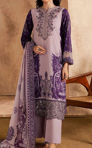 Motifz Lavender Lawn Suit | Pakistani Lawn Dress in USA- Image 1