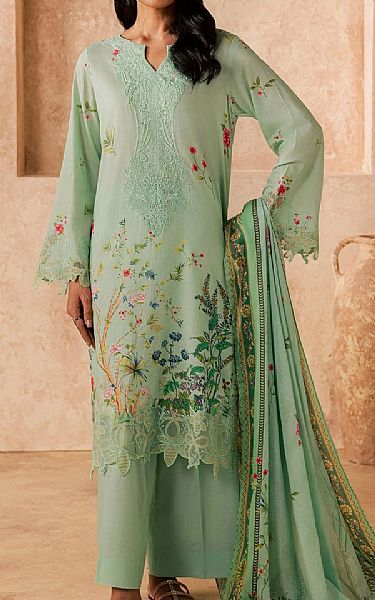 Motifz Mint Green Lawn Suit | Pakistani Lawn Dress in USA- Image 1