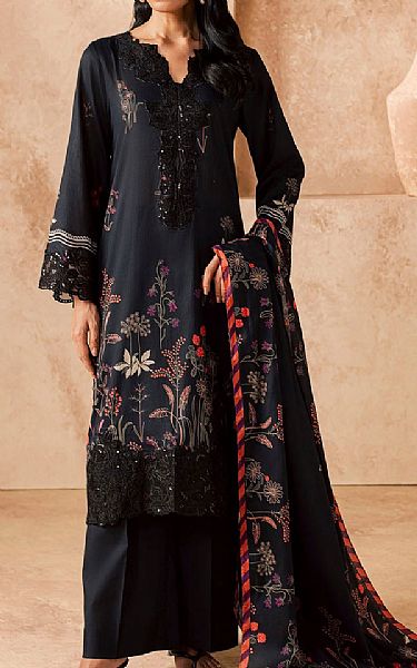 Motifz Black Lawn Suit | Pakistani Lawn Dress in USA- Image 1