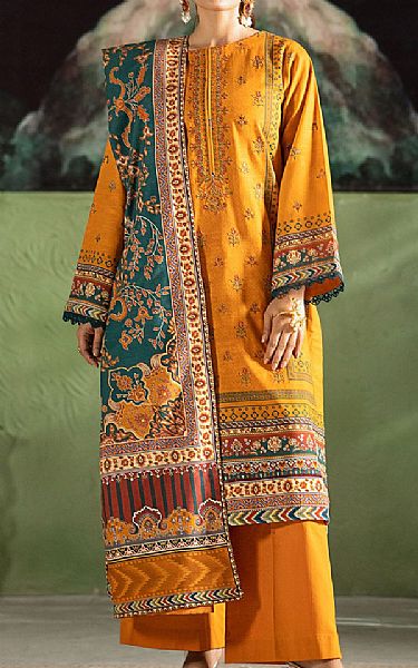 Motifz Fire Bush Grey Khaddar Suit | Pakistani Winter Dresses- Image 1