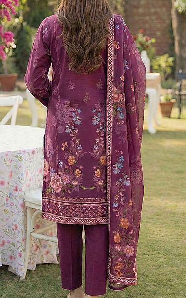 Motifz Plum Lawn Suit | Pakistani Lawn Dress in USA- Image 2