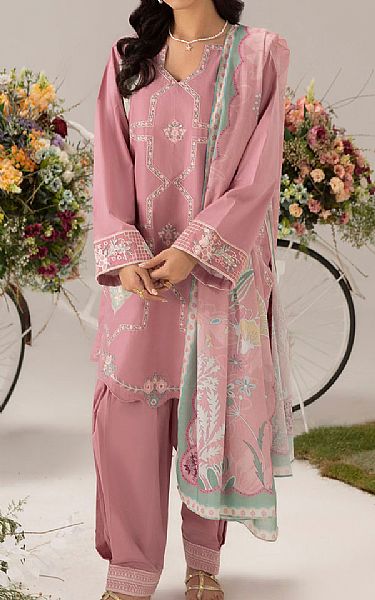 Motifz Pink Lawn Suit | Pakistani Lawn Dress in USA- Image 1
