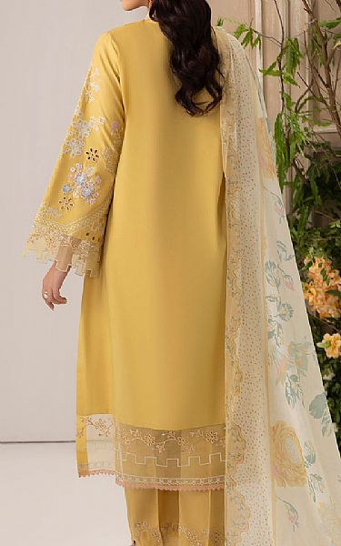 Motifz Golden Yellow Lawn Suit | Pakistani Lawn Dress in USA- Image 2