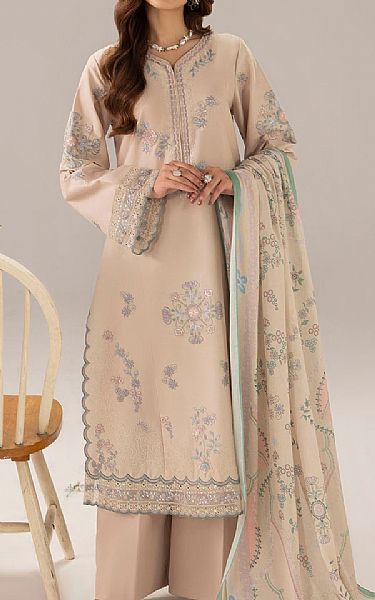 Motifz Ivory Lawn Suit | Pakistani Lawn Dress in USA- Image 1