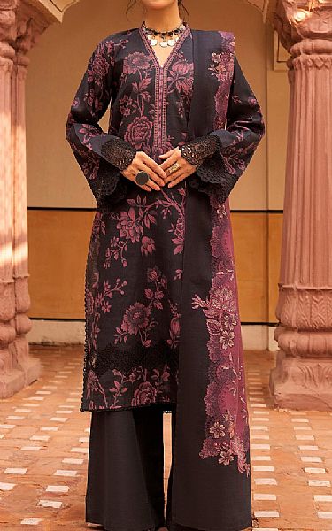 Motifz Black Khaddar Suit | Pakistani Winter Dresses in USA- Image 1