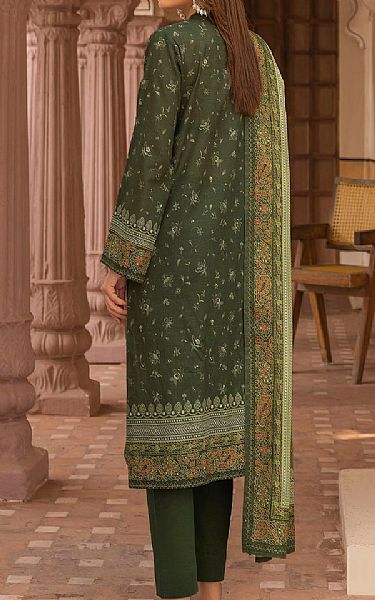 Motifz Lunar Green Khaddar Suit | Pakistani Winter Dresses in USA- Image 2