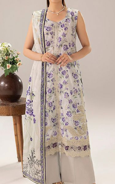 Motifz Pastel Grey Lawn Suit | Pakistani Lawn Dress in USA- Image 1