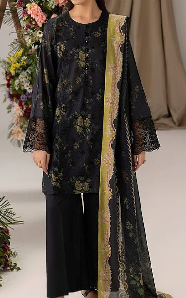 Motifz Black Lawn Suit | Pakistani Lawn Dress in USA- Image 1