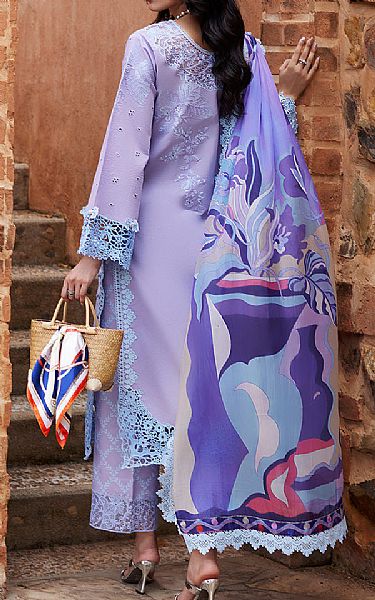 Mushq Lilac Lawn Suit | Pakistani Lawn Suits- Image 2