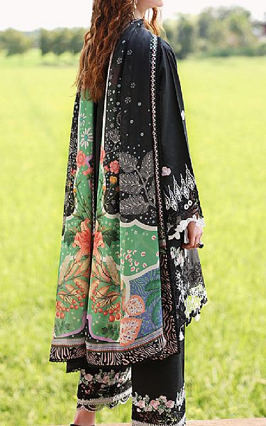 Mushq Black Lawn Suit | Pakistani Lawn Dress in USA- Image 2