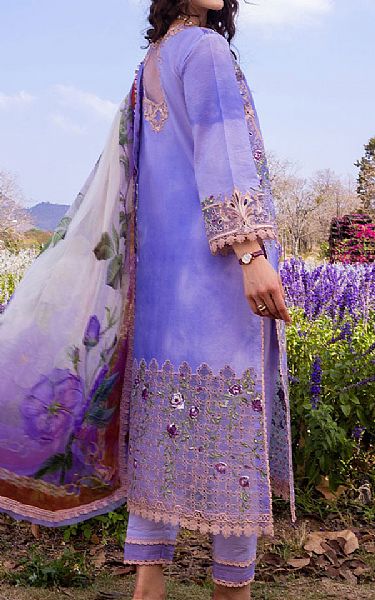 Mushq Chetwode Blue Lawn Suit | Pakistani Lawn Suits- Image 2