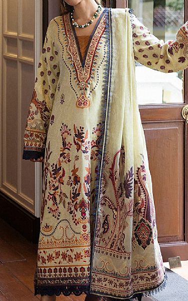 Mushq Green Mist Lawn Suit | Pakistani Lawn Dress in USA- Image 1