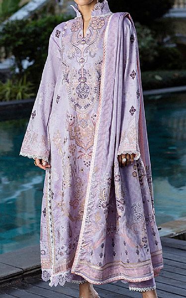 Mushq Lilac Lawn Suit | Pakistani Lawn Dress in USA- Image 1