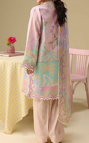Mushq Pink Lawn Suit | Pakistani Lawn Dress in USA- Image 2