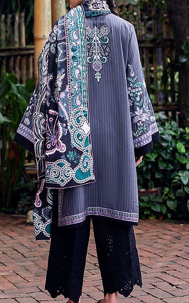 Mushq Grey Karandi Suit | Pakistani Winter Dresses in USA- Image 2