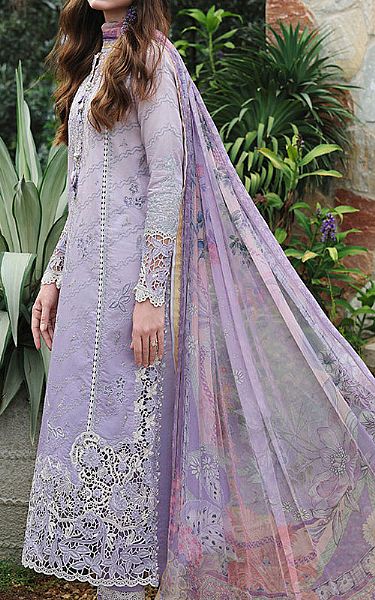 Mushq Lavender Lawn Suit | Pakistani Lawn Dress in USA- Image 2