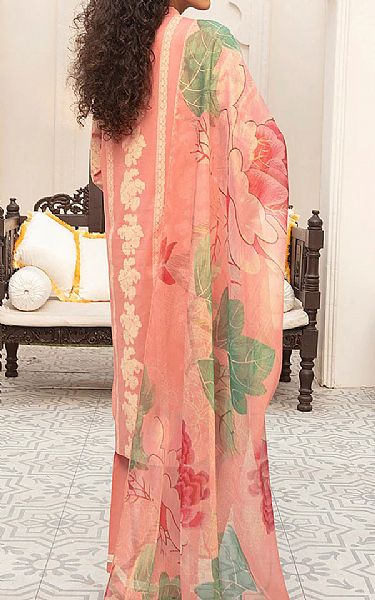 Nishat Peach Lawn Suit | Pakistani Dresses in USA- Image 2