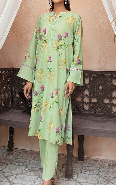 Nishat Light Green Lawn Suit (2 Pcs) | Pakistani Dresses in USA- Image 1