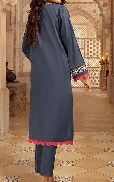 Nishat Navy Blue Lawn Suit (2 Pcs) | Pakistani Dresses in USA- Image 2