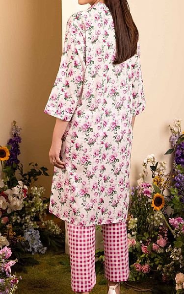 Nishat Pale Pink Cambric Suit (2 pcs) | Pakistani Lawn Suits- Image 2