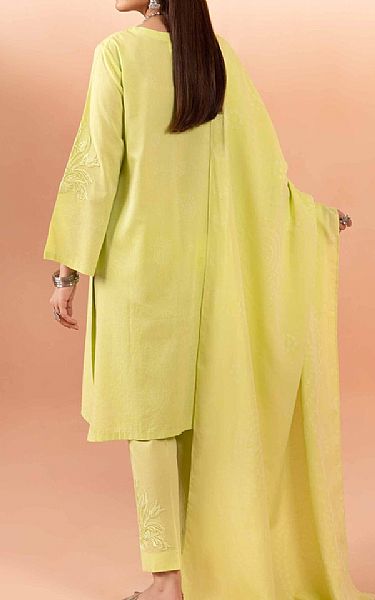 Nishat Parrot Green Jacquard Suit | Pakistani Lawn Suits- Image 2
