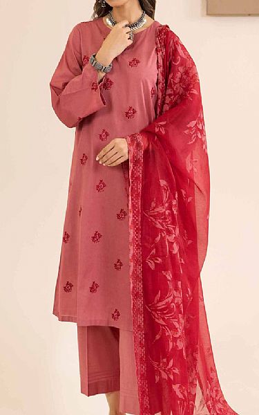 Nishat Pink Cambric Suit | Pakistani Lawn Suits- Image 1