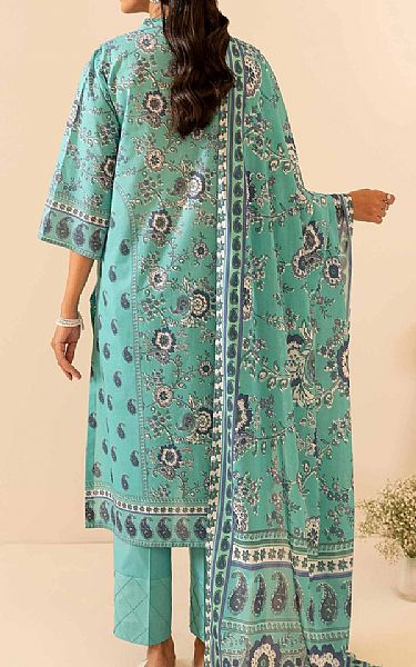 Nishat Turquoise Lawn Suit | Pakistani Lawn Suits- Image 2