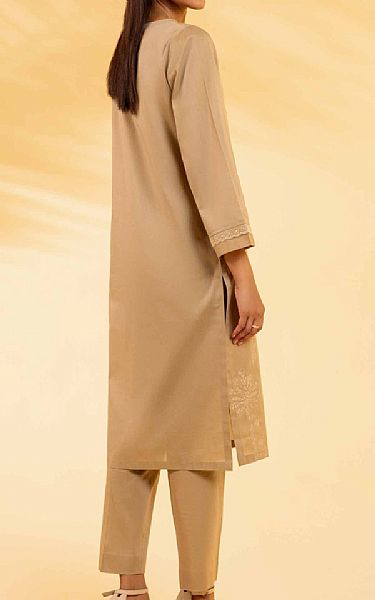 Nishat Tan Cambric Suit (2 pcs) | Pakistani Lawn Suits- Image 2