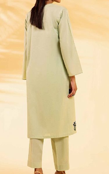 Nishat Thistle Green Cambric Suit (2 pcs) | Pakistani Lawn Suits- Image 2