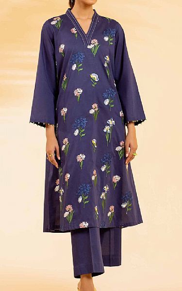 Nishat Purple Haze Cambric Suit (2 pcs) | Pakistani Lawn Suits- Image 1