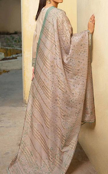 Nishat Beige Cambric Suit | Pakistani Lawn Suits- Image 2
