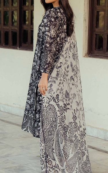 Nishat Black Lawn Suit (2 pcs) | Pakistani Lawn Suits- Image 2