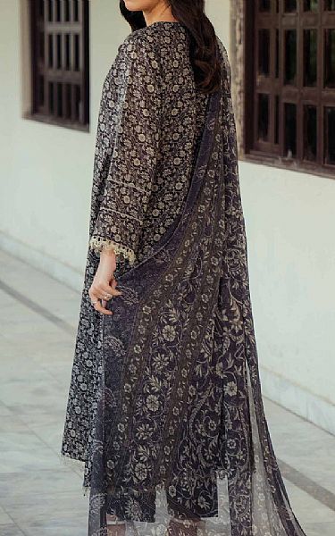 Nishat Black Lawn Suit (2 pcs) | Pakistani Lawn Suits- Image 2