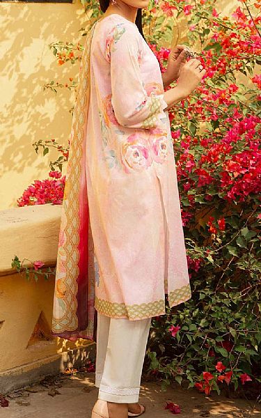Nishat Light Pink Lawn Suit (2 pcs) | Pakistani Lawn Suits- Image 2