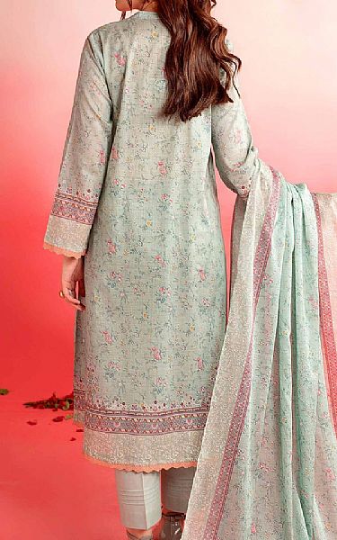 Nishat Pale Mint Lawn Suit | Pakistani Lawn Suits- Image 2