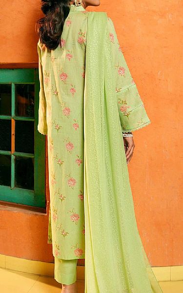 Nishat Pale Olive Lawn Suit | Pakistani Lawn Suits- Image 2