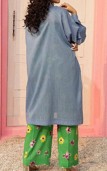 Nishat Blue/Green Lawn Suit (2 pcs) | Pakistani Lawn Suits- Image 2