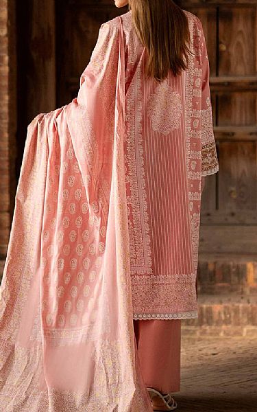 Nishat Brownish Pink Lawn Suit | Pakistani Lawn Suits- Image 2