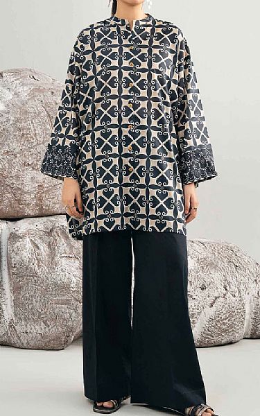 Nishat Black Lawn Suit (2 pcs) | Pakistani Lawn Dress in USA- Image 1