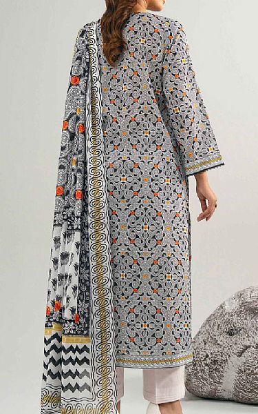 Nishat Grey Lawn Suit (2 pcs) | Pakistani Lawn Dress in USA- Image 2